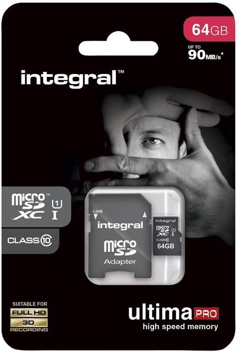 Produktbild UltimaPro (64 GB, microSD, U3, UHS-I)