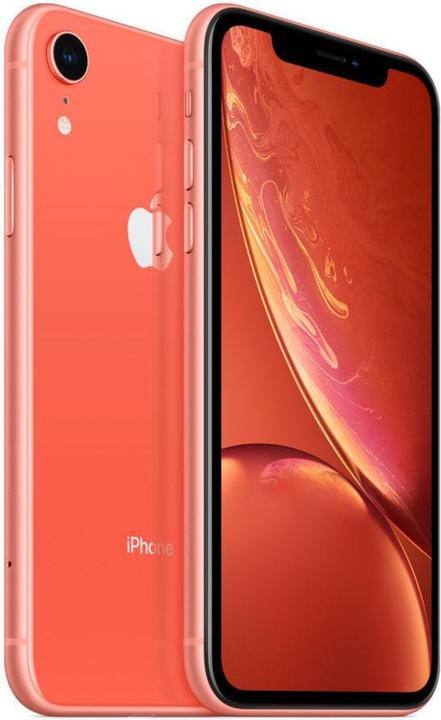 Re!commerce iPhone XR (128 Go, Corail, 6.10", 12 Mpx, SIM + eSIM, A / Comme neuf)