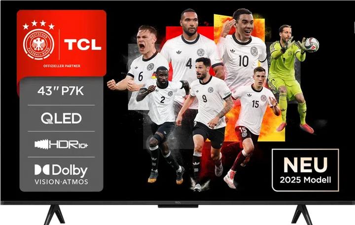 Produktbild TCL 43P7K (43", QLED, 4K, 2025)