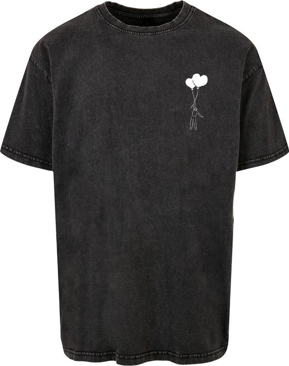 Merchcode Love In The Air Acid Washed Heavy Oversize Tee - 136177 (XL)