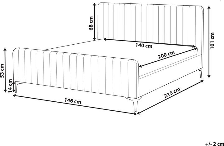 Actual product image Beliani Lunan (140 x 200)