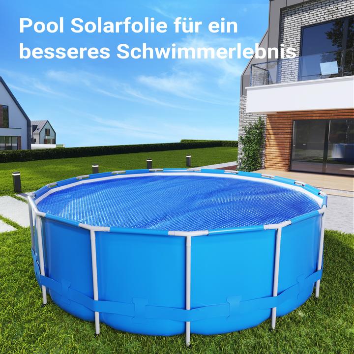 Produktbild Wiltec Pool Solarfolie 5m Rund Poolabdeckung Solarplane Poolheizung 120µ