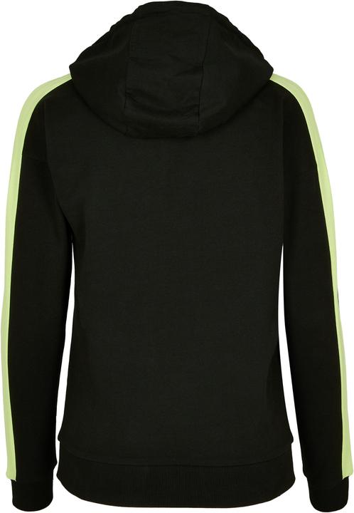 Actual product image Urban Classics Ladies Neon Shoulder Stripe Hoody (XS)