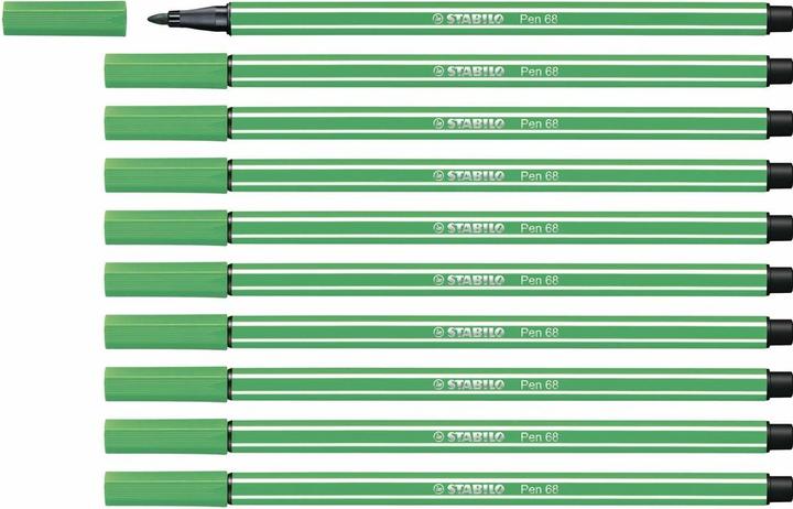 Produktbild STABILO Pen 68 Premium-Filzstift (Grün, 10 x)