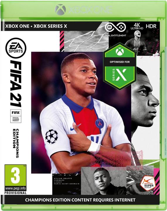 Produktbild EA Games FIFA 21 Champions Edition Preorder (Xbox One X, Xbox Series X, Multilingual)