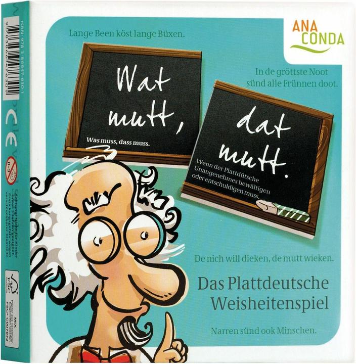 Wat mutt, dat mutt - Das Plattdeutsche Weisheitenspiel (Deutsch)
