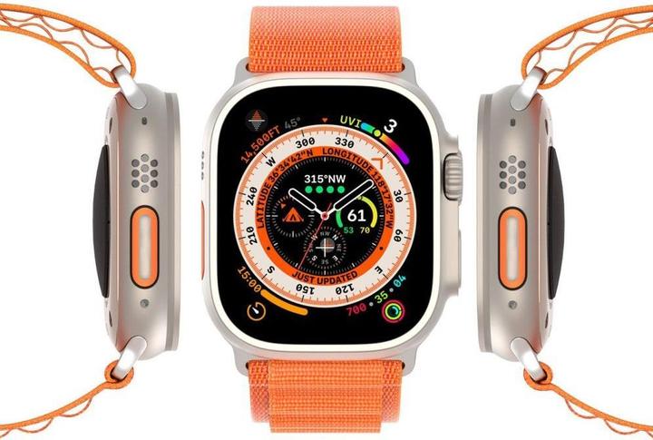 Actual product image Dux Ducis Sport Buckle Strap for Apple Watch 8/7/6/SE/5/4/3/2/1 (41, 40, 38mm) Strap GS Version - Or (41 mm, 38 mm, 40 mm, Nylon)