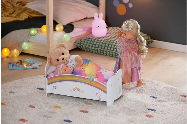 Actual product image Zapf Creation BABY born Regenbogen Bett