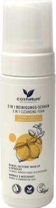 Immagine prodotto Cosnature Schiuma detergente 3in1 naturale con limone e melissa 150ml (Schiuma, 150 ml)
