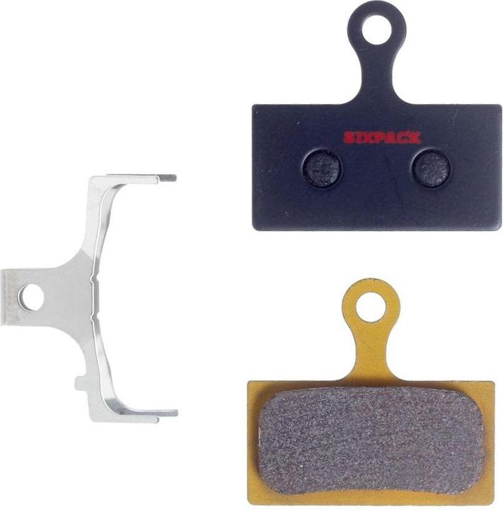 Produktbild Sixpack Shimano XTR XT SLX Bremsbeläge gesintert (Shimano, Sintermetall)