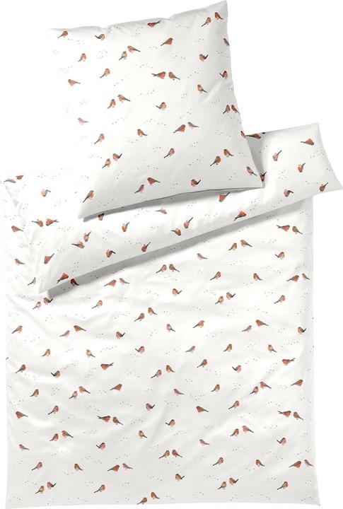 Produktbild Elegante Rotkehlchen (Bettwäsche Set, 135x200 cm + 80x80 cm)