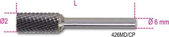 Beta Tools Lame en carbure cémenté 8 mm (426MD/CP8)