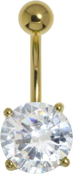 Immagine prodotto Bijouteria Piercing ventre (Acciaio inossidabile, Placcatura in oro, Zirconia)