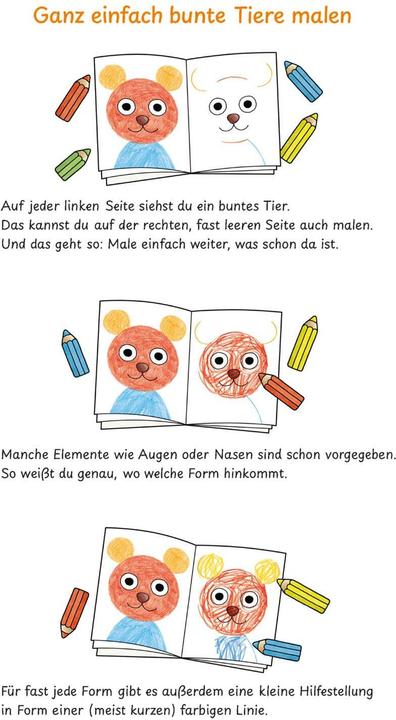 Produktbild Mein lustiges grosses Malspielbuch: Weitermalen (ab 4 Jahren)