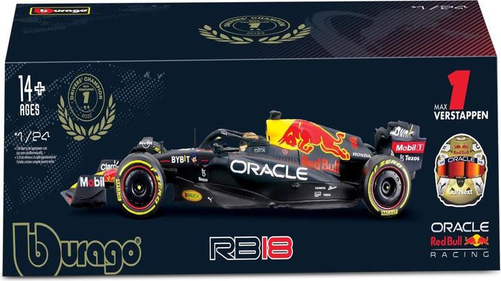 Image du produit Bburago Red Bull F1-RB18 2022 M. Verstappen 1/24