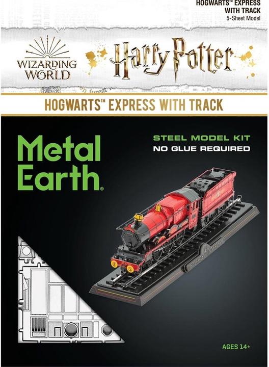 Actual product image Metal Earth Harry Potter Hogward's Express with track