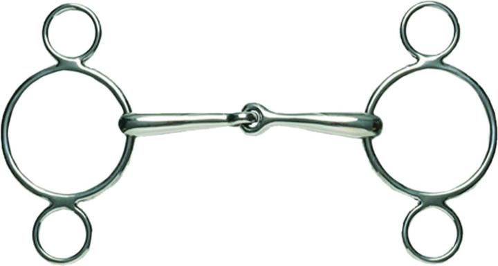 Image du produit Korsteel Horses Acier inoxydable Simple brisure 2 anneaux Bridon
