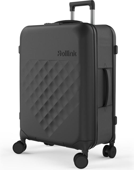 Produktbild Rollink Harde koffer / Trolley / Reiskoffer - Vega 360 - 65 cm - Zwart (80 l, M (50 - 90l))