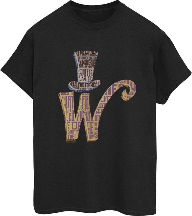 Willy Wonka & the Chocolate Factory W Logo Hat TShirt (5XL)
