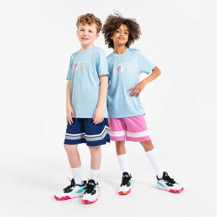 Image du produit Tarmak T-shirt de basketball nba spurs enfant - ts 900 jr bleu