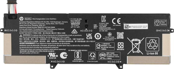 Immagine prodotto HP ASSY-BATT 4C 56Wh 3.75Ah LI BL (4 Celle, 7000 mAh)