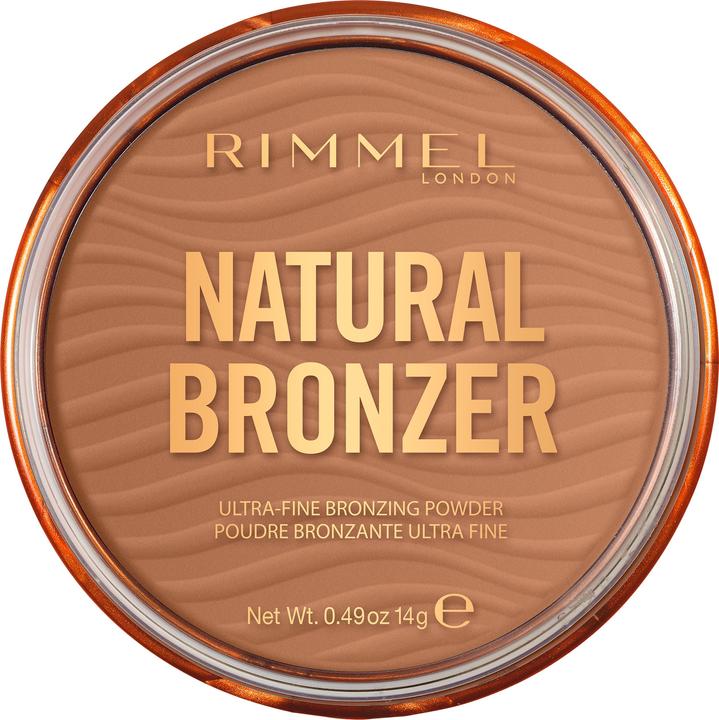 Rimmel London RIMMEL Natural Bronzer Gesicht Bronzer 002 Sunbronze 14g (002 Sunbronze, Bronzer, 14 g)