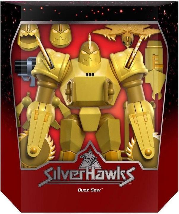 Actual product image Super7 SilverHawks figurine Ultimates Buzz-Saw 20 cm