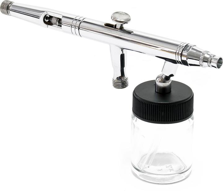 Produktbild Wiltec Airbrushpistole Spritzpistole Druckluft Typ 182K 0,3 0,5 0,8 mm Düsen Double