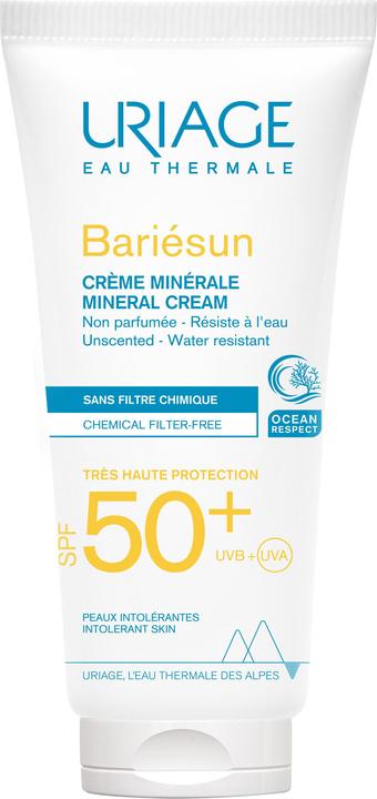 Uriage Bariésun Mineral Cream (Sonnencreme Gesicht, SPF 50, 100 ml)