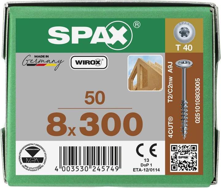 Produktbild Spax Holzbauschrauben (50 Schrauben pro Stück)