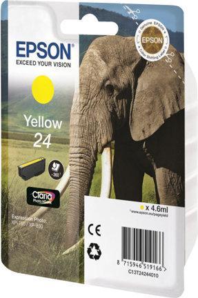 Actual product image Epson 24 Claria Photo HD (Y)