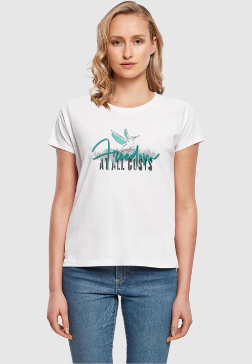 Actual product image Merchcode Ladies Freedom At All Costs Box Tee - 118439 (S)