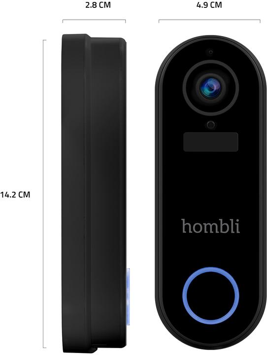 Actual product image Hombli Smart Doorbell 2 + Chime 2 (Wi-Fi)