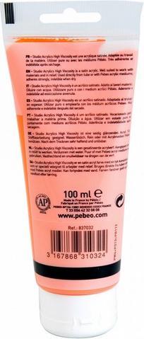Produktbild Pebeo Studio Acrylics Feine Acrylfarben (Kadmiumorange Imit, 100 ml)