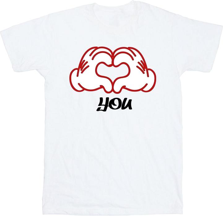Disney Mickey Mouse Love You Hands TShirt (4XL)