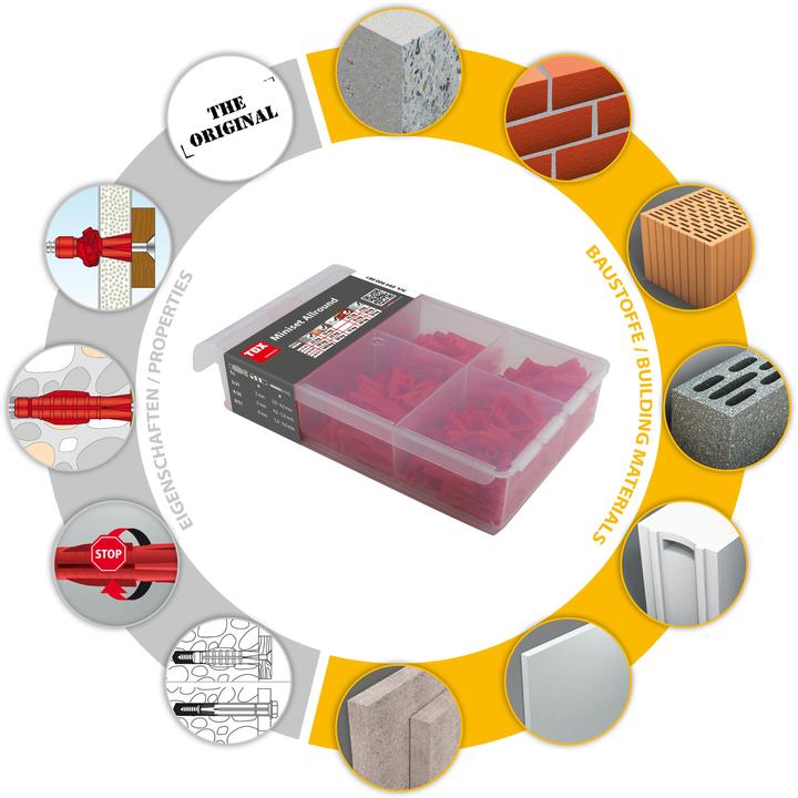 Actual product image Tox Standard-Sortiment Miniset Allround (240 pcs.)