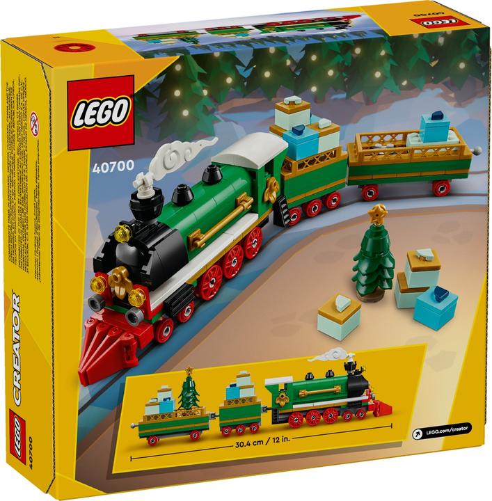 Produktbild LEGO 40700 Weihnachts Eisenbahn (40700, LEGO Creator Expert)