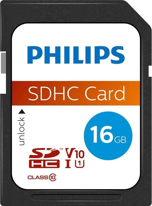 Image du produit Philips FM16SD45B (16 Go, SDHC, U1, UHS-I)