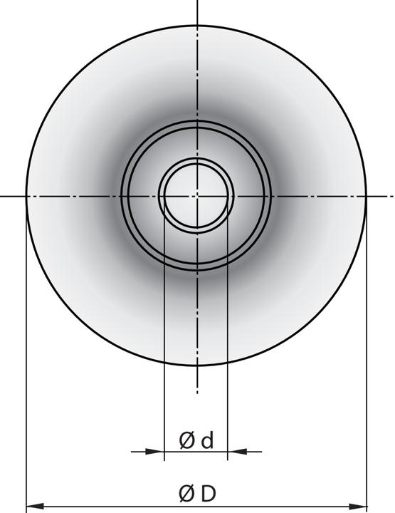 Produktbild Gedore 230421 Schneidrädchen für niro-Rohre 32x9,9x6,1 mm (Ersatzklinge)