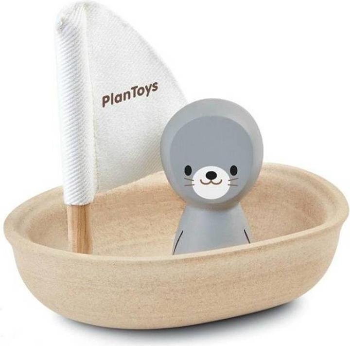 Actual product image Plantoys Sailboat - sea lion