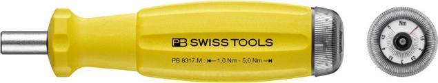 Produktbild PB Swiss Tools MecaTorque - Drehmomentgriff mit Magnethalter (1/4", 1 Nm, 5 Nm)