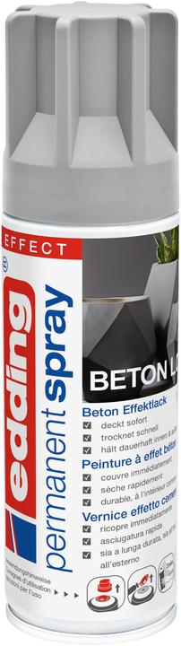 Edding 5200 "Spray permanente", effetto cemento, seta opaca (Effetto cemento, 0.20 l)