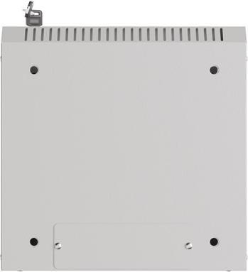 Actual product image Lanberg Szafa Instalacyjna Rack Wisząca 10 6u 300x300 Szara Drzwi Przeszklone (Flat Pack) (5.71 RU, 10 inch rack)