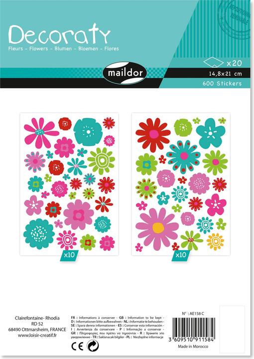 Actual product image Maildor Sticker, Decoraty
