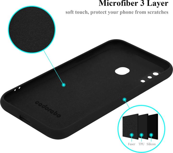 Actual product image Cadorabo TPU Liquid Silicone Case Cover (Samsung Galaxy A20, Samsung Galaxy M10s, TCL A30)