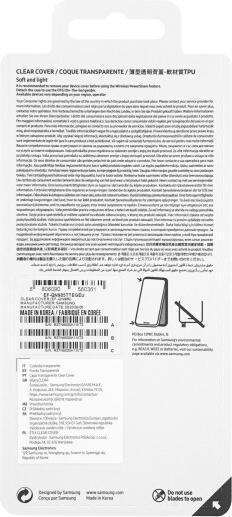 Actual product image Samsung clear protective cover (Samsung Galaxy Note 20 Ultra)