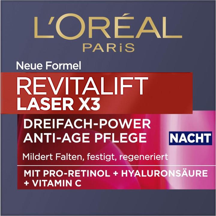Actual product image L'Oréal Paris L'Oréal, Revitift Laser x3 CIA, night cream, 50 ml (50 ml)