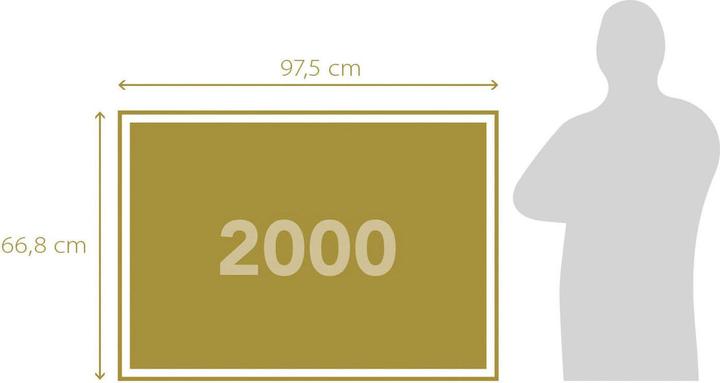 Produktbild Clementoni Puzzle Island Life teilig (2000 Teile)