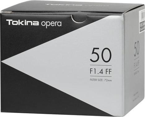 Produktbild Tokina Opera 50mm 1,4 FF, Canon (Canon EF, Vollformat)