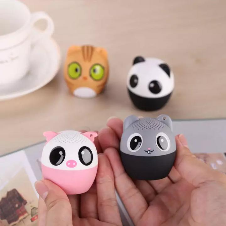 Image du produit PhoneLook Mini enceinte speaker portable légère avec Bluetooth sans fil en forme d’animal Panda (2 h)
